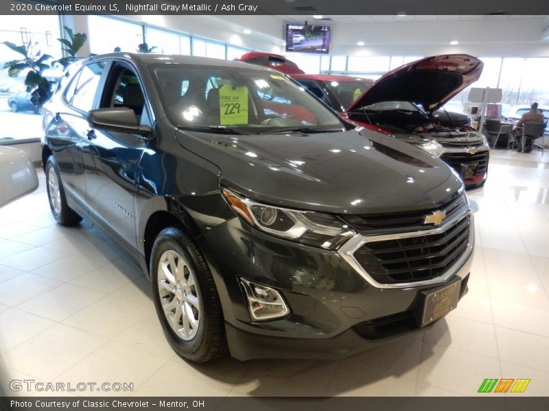 Nightfall Gray Metallic / Ash Gray 2020 Chevrolet Equinox LS