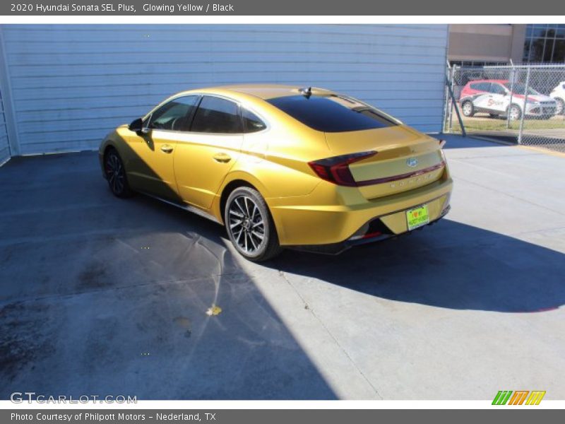 Glowing Yellow / Black 2020 Hyundai Sonata SEL Plus