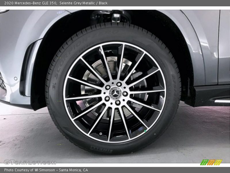 Selenite Grey Metallic / Black 2020 Mercedes-Benz GLE 350