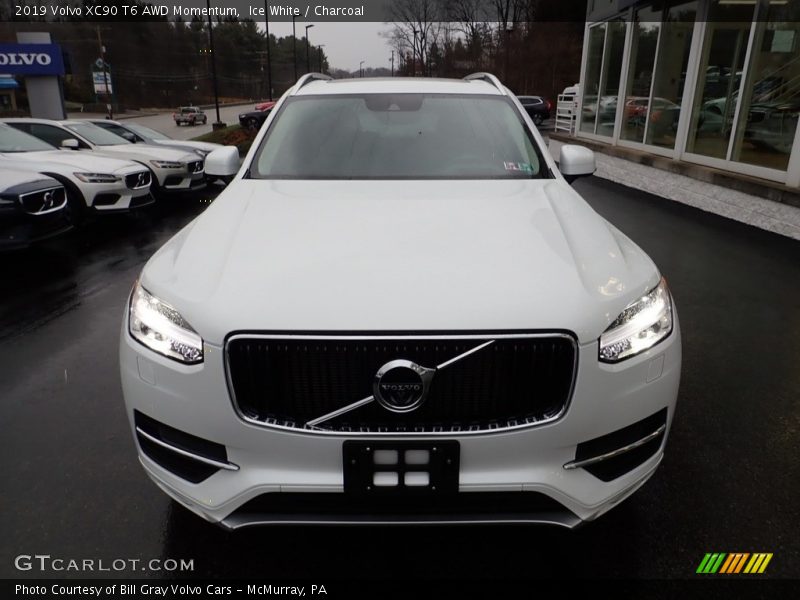 Ice White / Charcoal 2019 Volvo XC90 T6 AWD Momentum