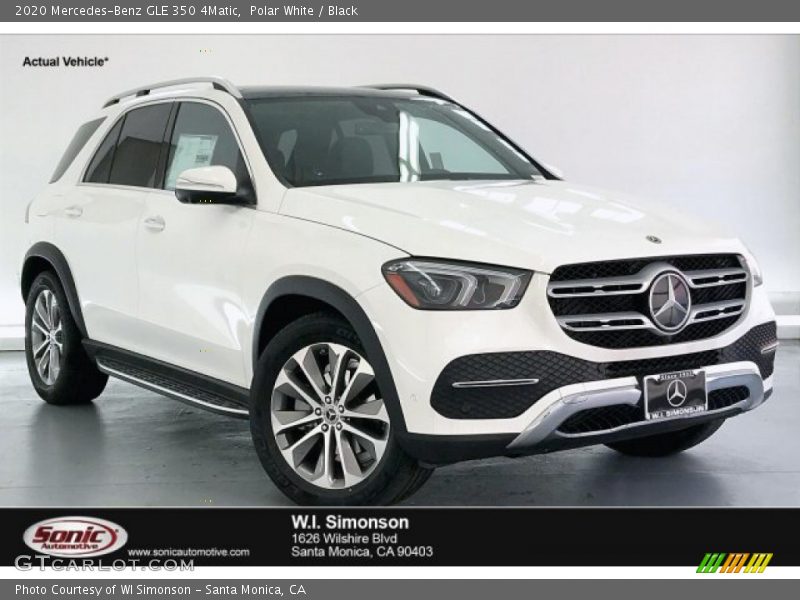 Polar White / Black 2020 Mercedes-Benz GLE 350 4Matic
