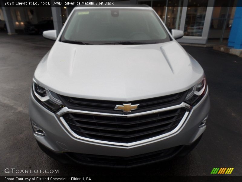 Silver Ice Metallic / Jet Black 2020 Chevrolet Equinox LT AWD