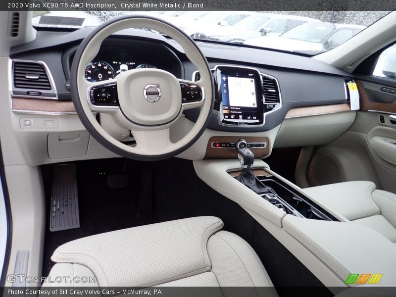  2020 XC90 T6 AWD Inscription Blond Interior