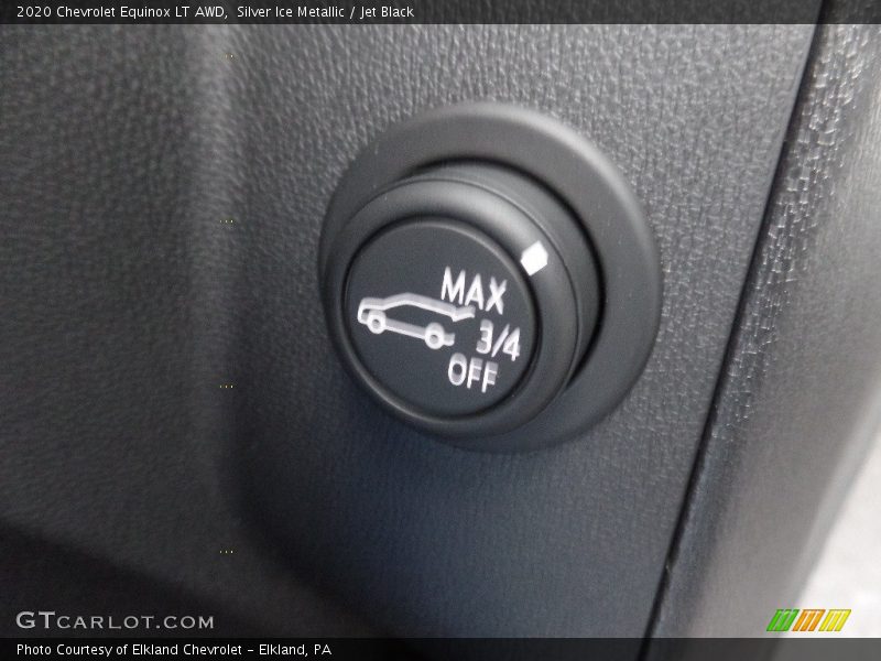 Silver Ice Metallic / Jet Black 2020 Chevrolet Equinox LT AWD