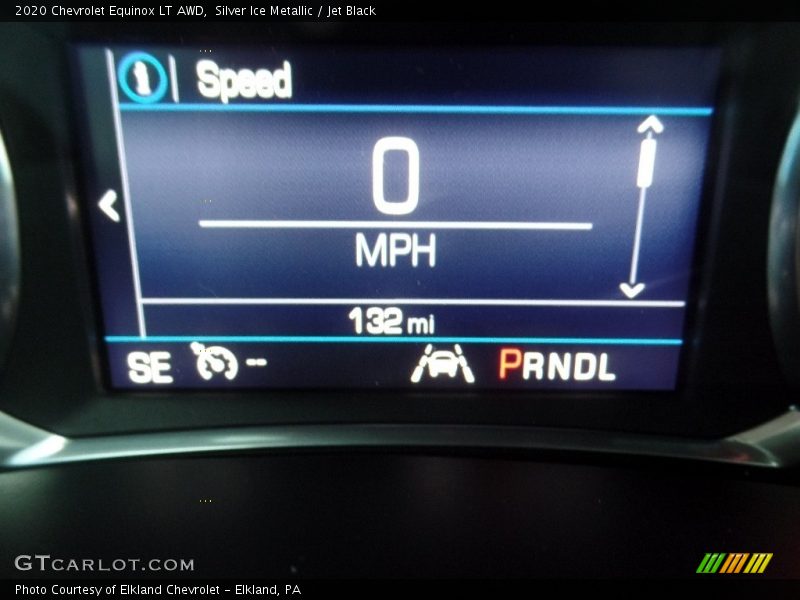 Silver Ice Metallic / Jet Black 2020 Chevrolet Equinox LT AWD
