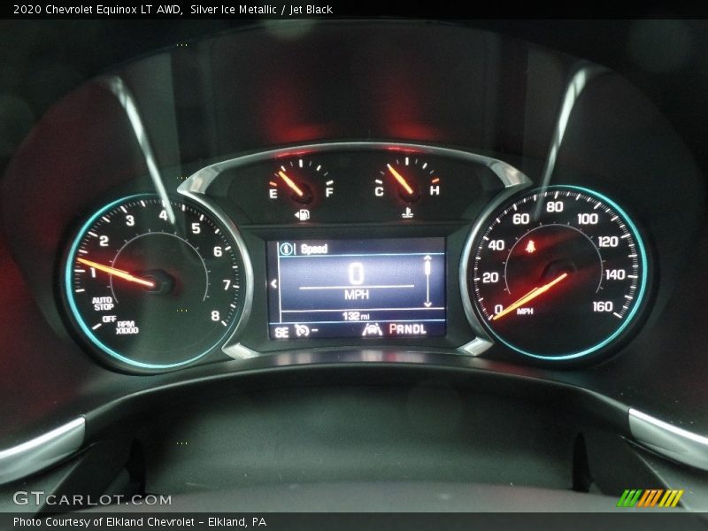 Silver Ice Metallic / Jet Black 2020 Chevrolet Equinox LT AWD