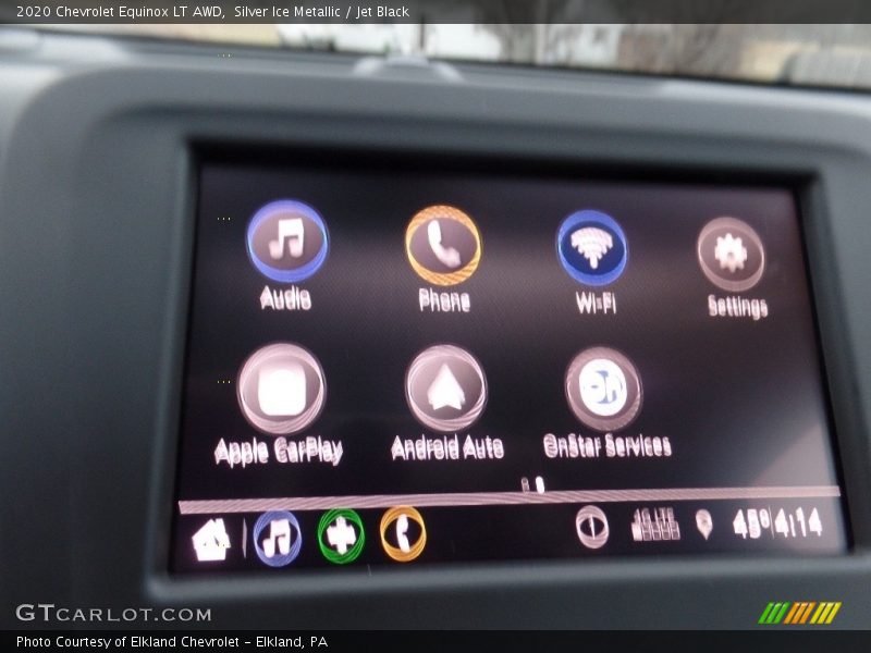 Silver Ice Metallic / Jet Black 2020 Chevrolet Equinox LT AWD