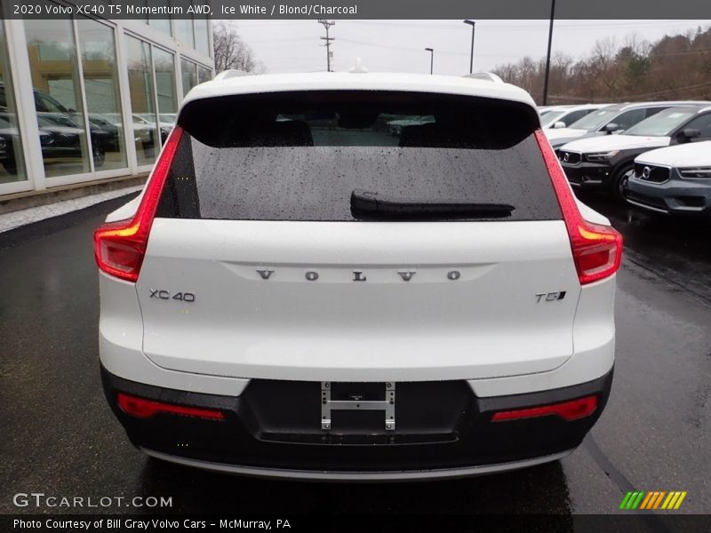 Ice White / Blond/Charcoal 2020 Volvo XC40 T5 Momentum AWD