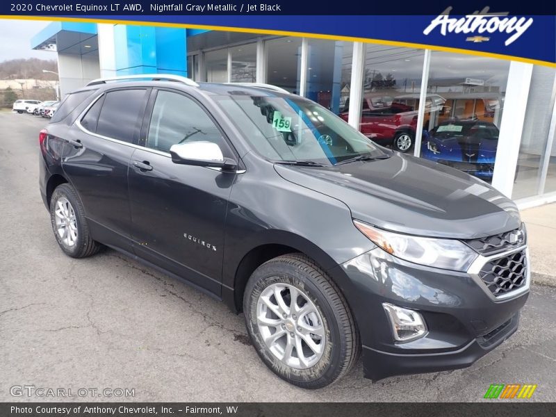 Nightfall Gray Metallic / Jet Black 2020 Chevrolet Equinox LT AWD