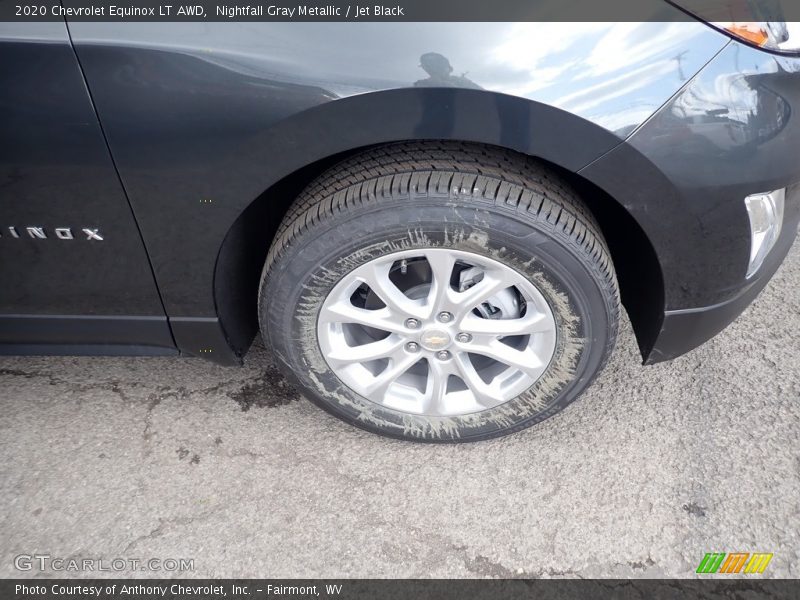 Nightfall Gray Metallic / Jet Black 2020 Chevrolet Equinox LT AWD