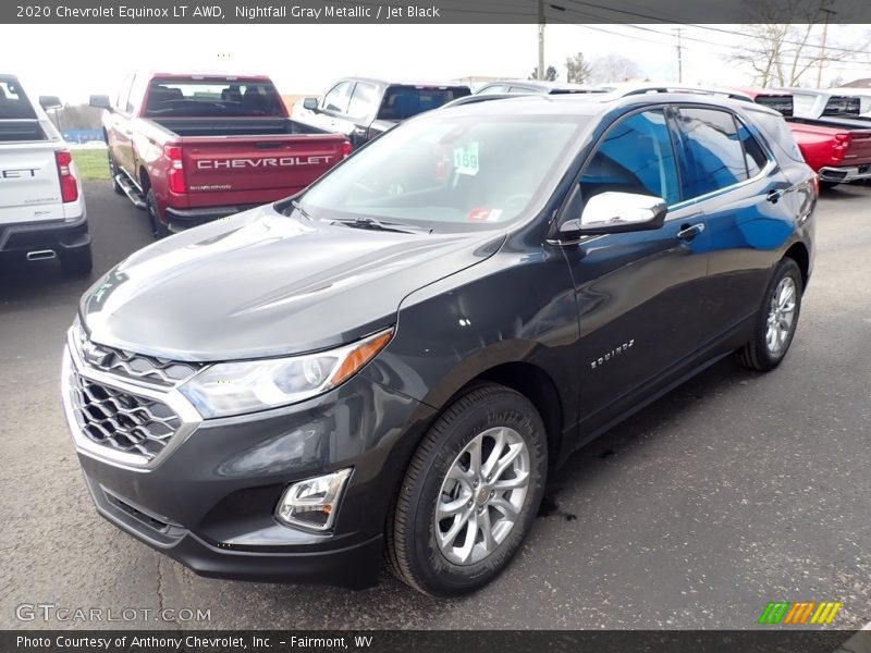 Nightfall Gray Metallic / Jet Black 2020 Chevrolet Equinox LT AWD