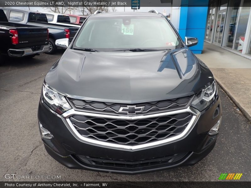 Nightfall Gray Metallic / Jet Black 2020 Chevrolet Equinox LT AWD