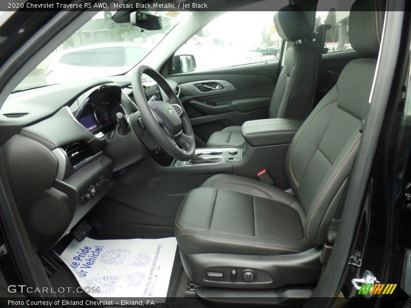 Mosaic Black Metallic / Jet Black 2020 Chevrolet Traverse RS AWD