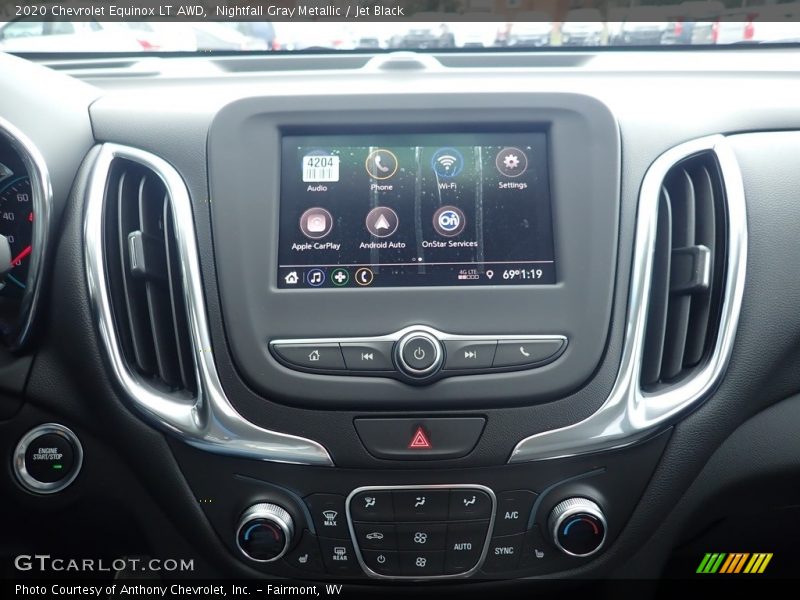 Nightfall Gray Metallic / Jet Black 2020 Chevrolet Equinox LT AWD