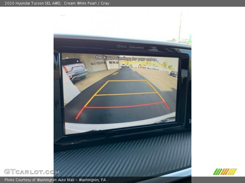 Cream White Pearl / Gray 2020 Hyundai Tucson SEL AWD