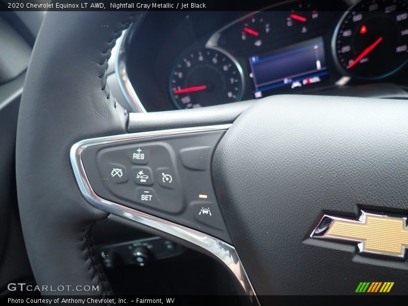 Nightfall Gray Metallic / Jet Black 2020 Chevrolet Equinox LT AWD