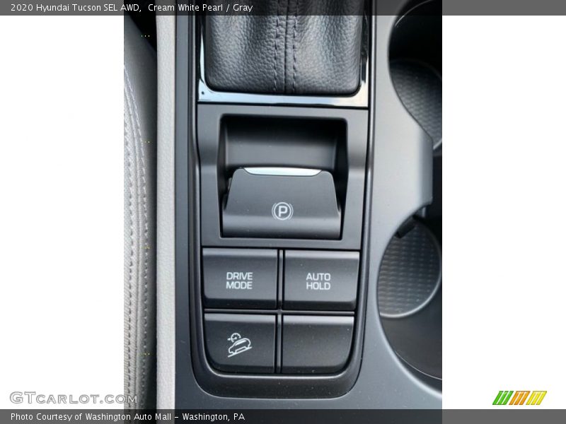 Cream White Pearl / Gray 2020 Hyundai Tucson SEL AWD
