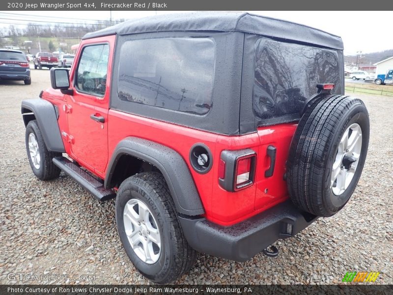 Firecracker Red / Black 2020 Jeep Wrangler Sport 4x4