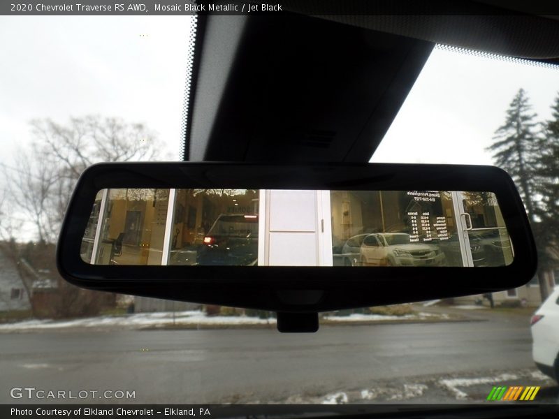 Mosaic Black Metallic / Jet Black 2020 Chevrolet Traverse RS AWD