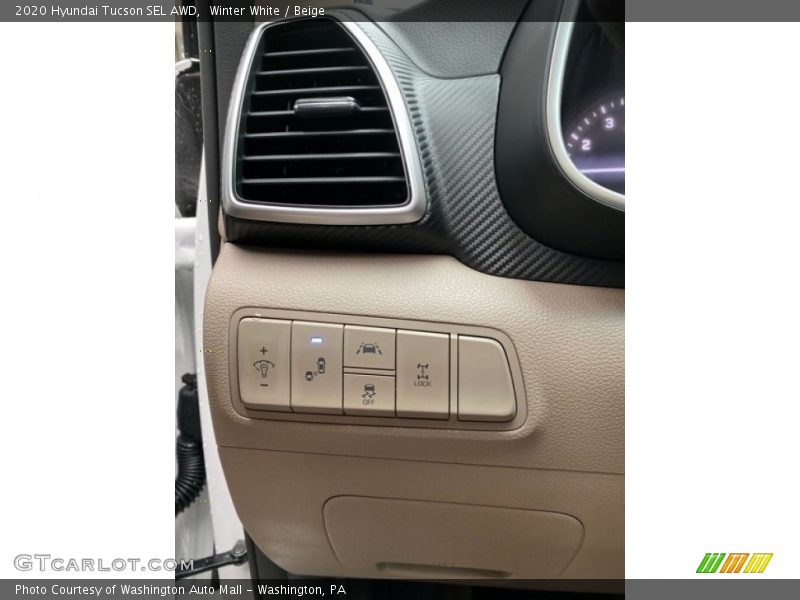 Controls of 2020 Tucson SEL AWD