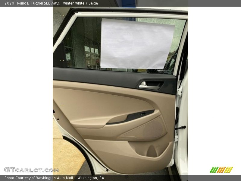 Door Panel of 2020 Tucson SEL AWD