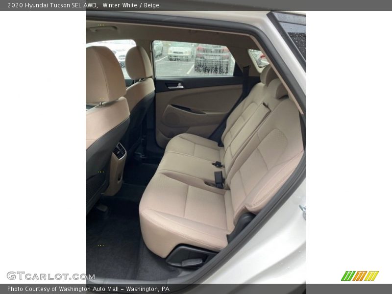 Rear Seat of 2020 Tucson SEL AWD