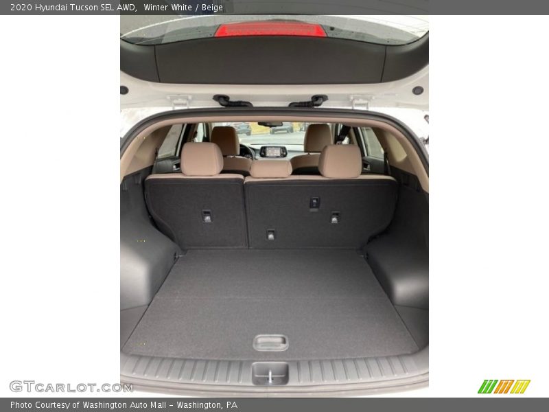 Winter White / Beige 2020 Hyundai Tucson SEL AWD