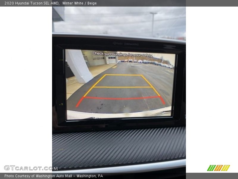 Winter White / Beige 2020 Hyundai Tucson SEL AWD