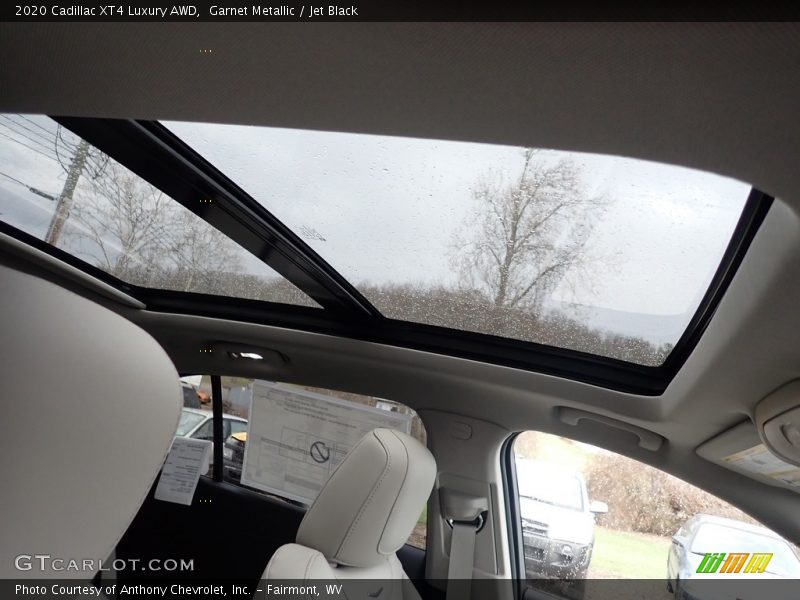 Sunroof of 2020 XT4 Luxury AWD