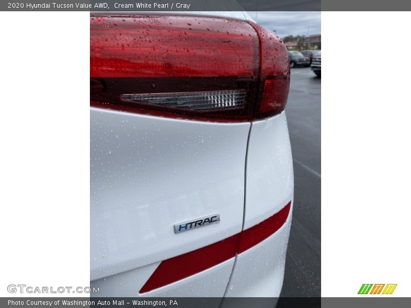 Cream White Pearl / Gray 2020 Hyundai Tucson Value AWD
