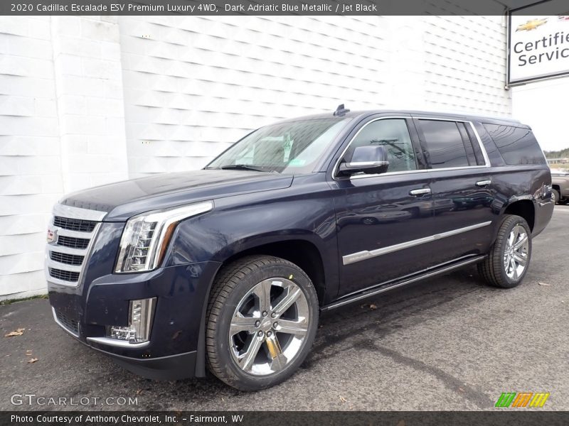 Front 3/4 View of 2020 Escalade ESV Premium Luxury 4WD