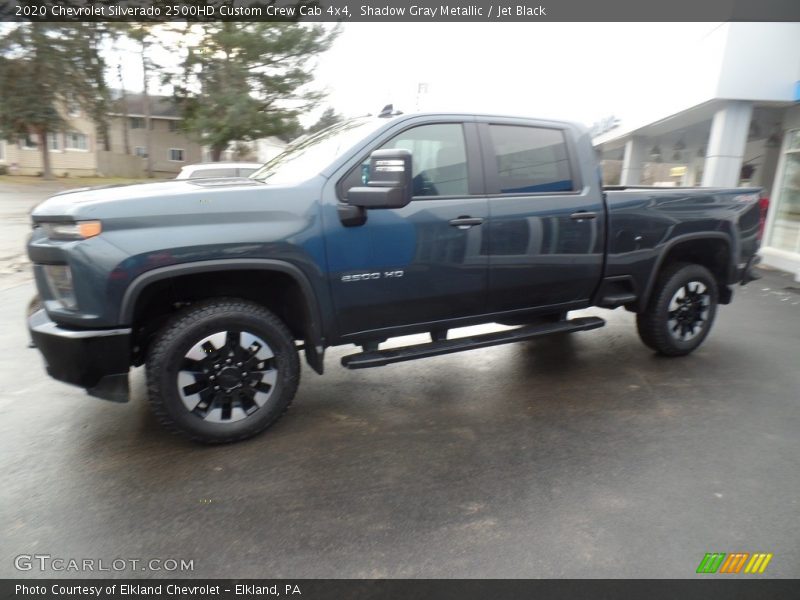 Shadow Gray Metallic / Jet Black 2020 Chevrolet Silverado 2500HD Custom Crew Cab 4x4