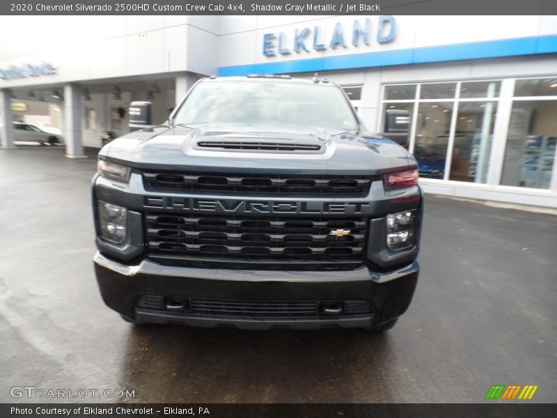 Shadow Gray Metallic / Jet Black 2020 Chevrolet Silverado 2500HD Custom Crew Cab 4x4