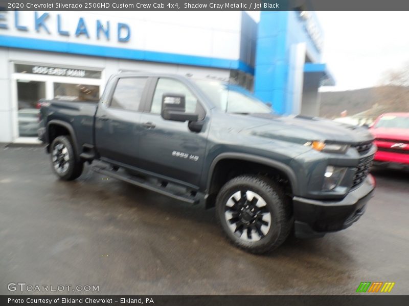 Shadow Gray Metallic / Jet Black 2020 Chevrolet Silverado 2500HD Custom Crew Cab 4x4
