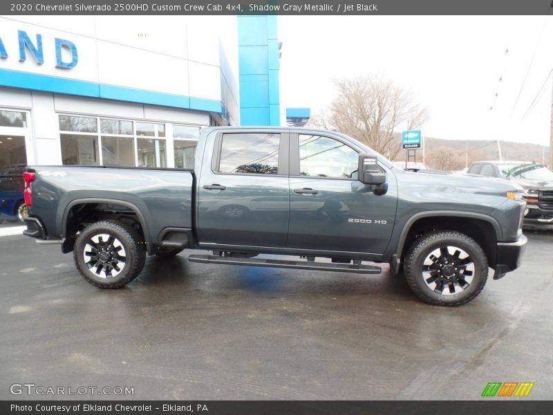 Shadow Gray Metallic / Jet Black 2020 Chevrolet Silverado 2500HD Custom Crew Cab 4x4
