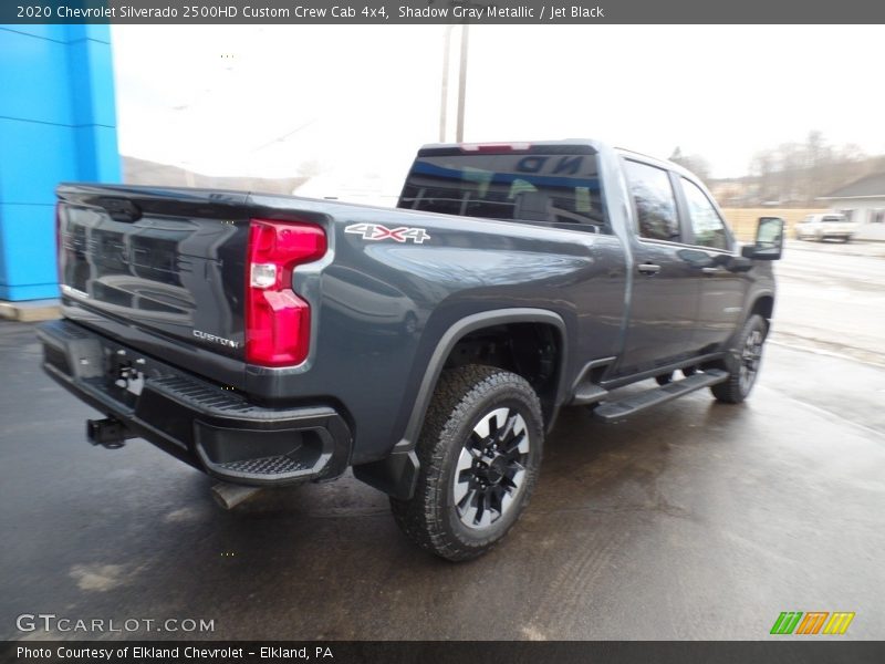 Shadow Gray Metallic / Jet Black 2020 Chevrolet Silverado 2500HD Custom Crew Cab 4x4