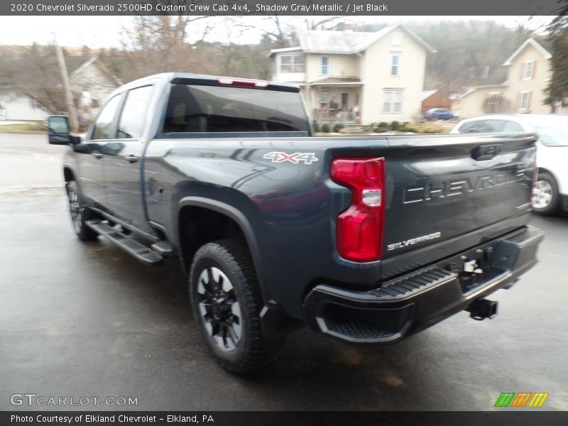 Shadow Gray Metallic / Jet Black 2020 Chevrolet Silverado 2500HD Custom Crew Cab 4x4