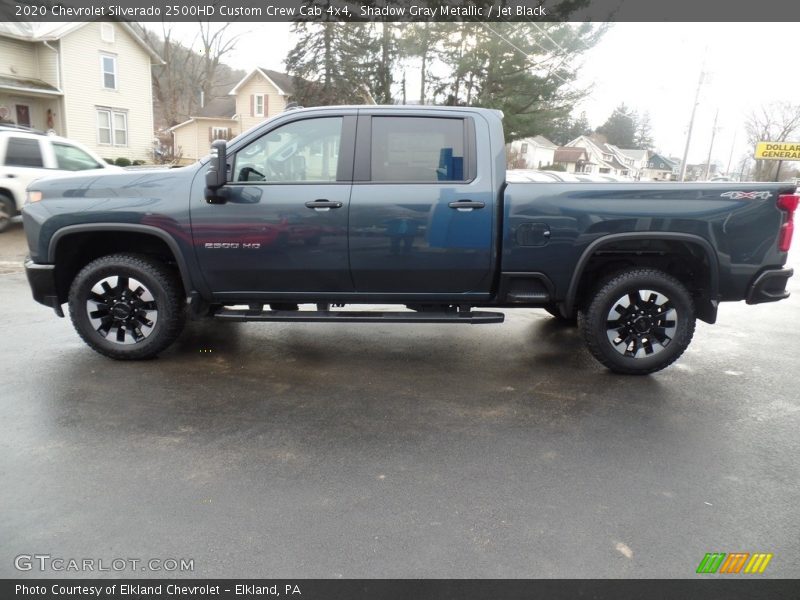Shadow Gray Metallic / Jet Black 2020 Chevrolet Silverado 2500HD Custom Crew Cab 4x4