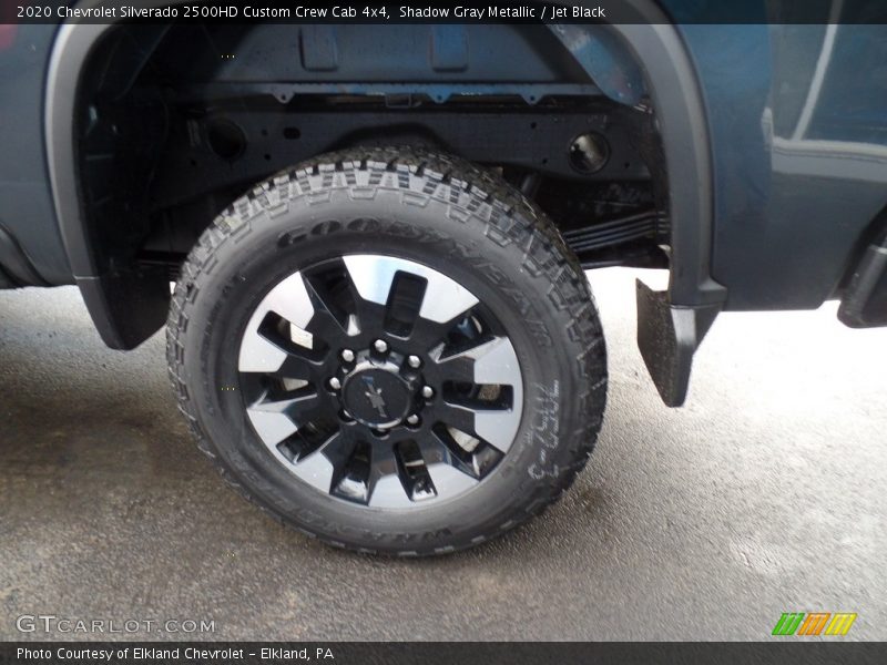 Shadow Gray Metallic / Jet Black 2020 Chevrolet Silverado 2500HD Custom Crew Cab 4x4