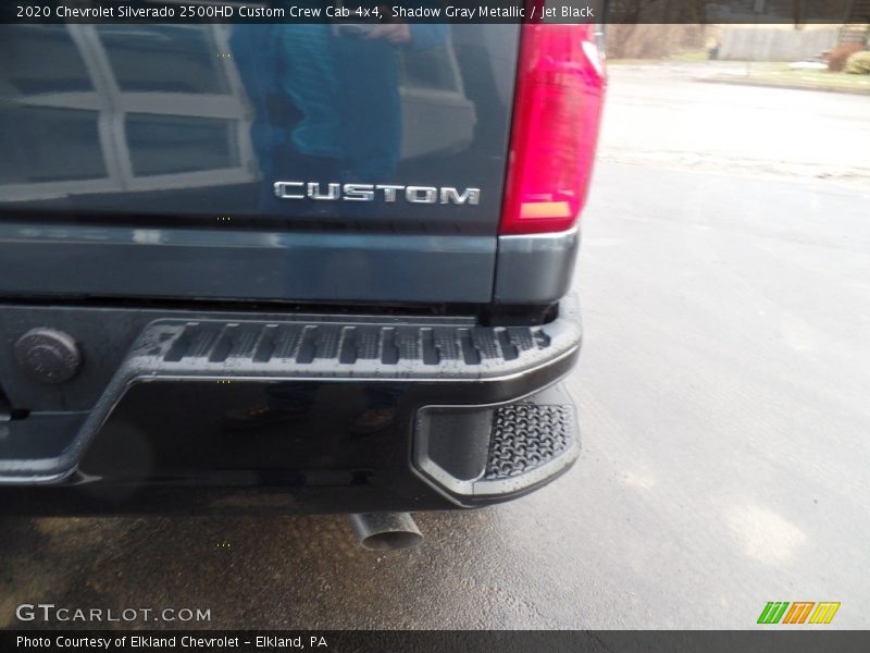 Shadow Gray Metallic / Jet Black 2020 Chevrolet Silverado 2500HD Custom Crew Cab 4x4