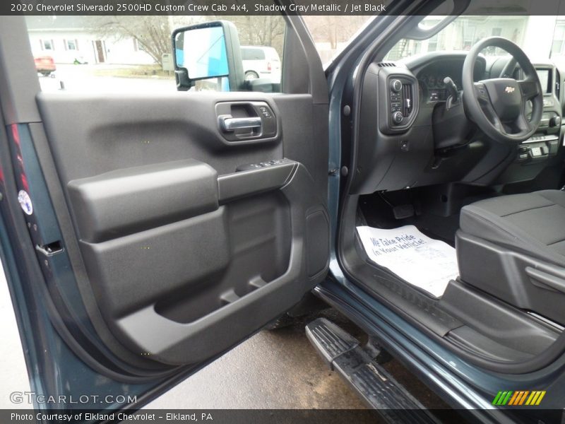Shadow Gray Metallic / Jet Black 2020 Chevrolet Silverado 2500HD Custom Crew Cab 4x4