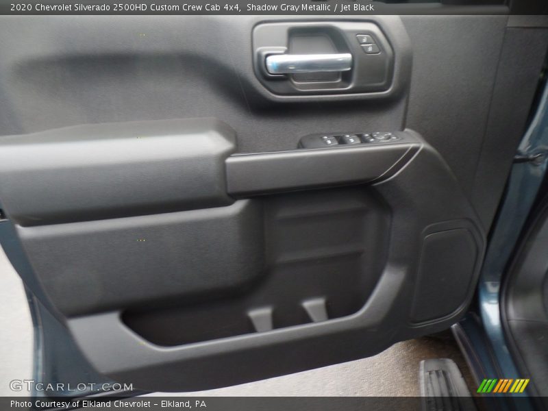 Shadow Gray Metallic / Jet Black 2020 Chevrolet Silverado 2500HD Custom Crew Cab 4x4