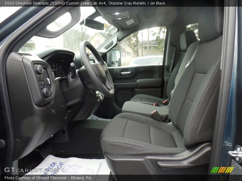 Shadow Gray Metallic / Jet Black 2020 Chevrolet Silverado 2500HD Custom Crew Cab 4x4