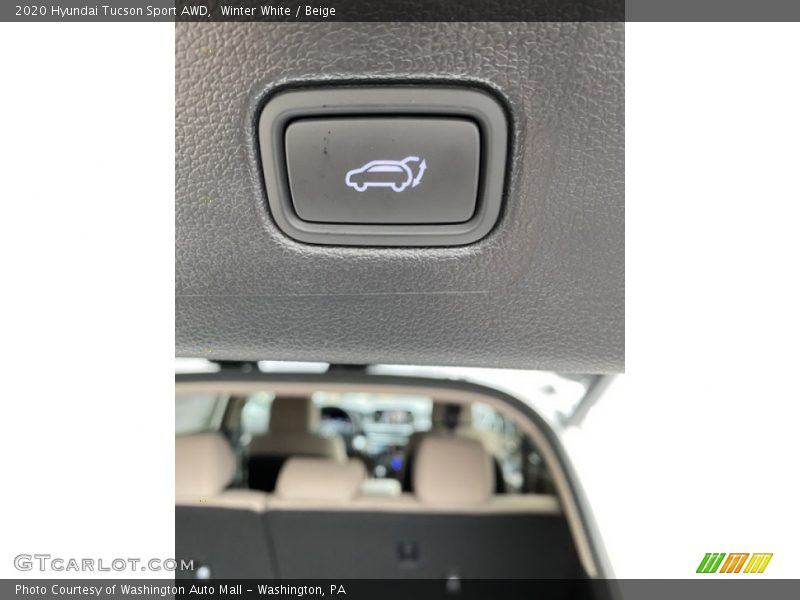 Winter White / Beige 2020 Hyundai Tucson Sport AWD