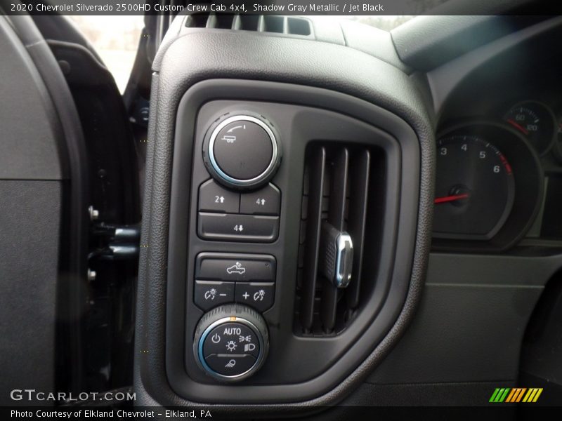 Shadow Gray Metallic / Jet Black 2020 Chevrolet Silverado 2500HD Custom Crew Cab 4x4
