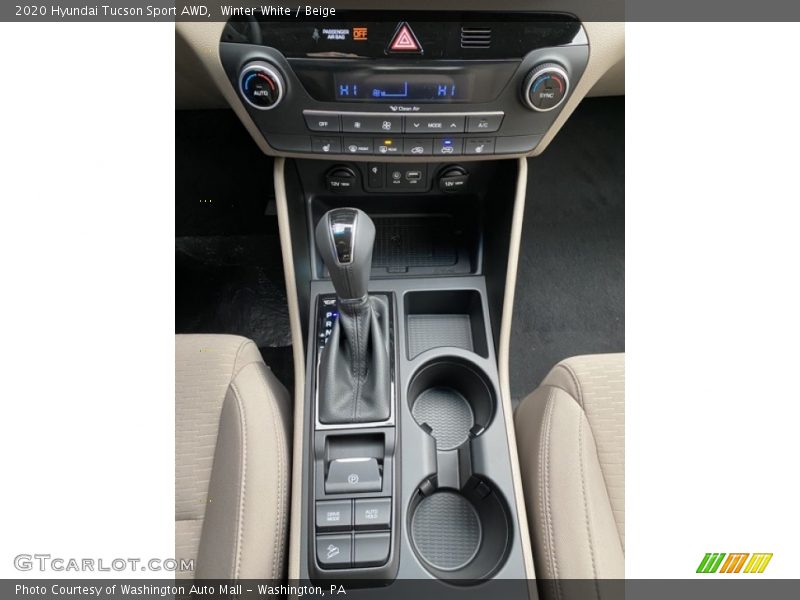 Winter White / Beige 2020 Hyundai Tucson Sport AWD
