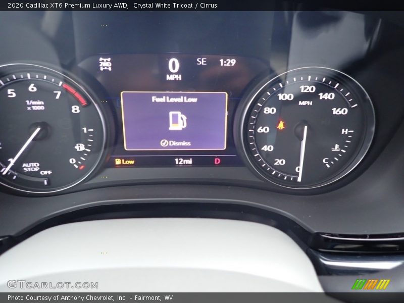 Crystal White Tricoat / Cirrus 2020 Cadillac XT6 Premium Luxury AWD