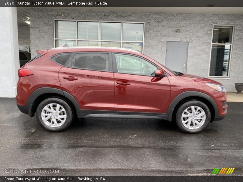 Gemstone Red / Beige 2020 Hyundai Tucson Value AWD