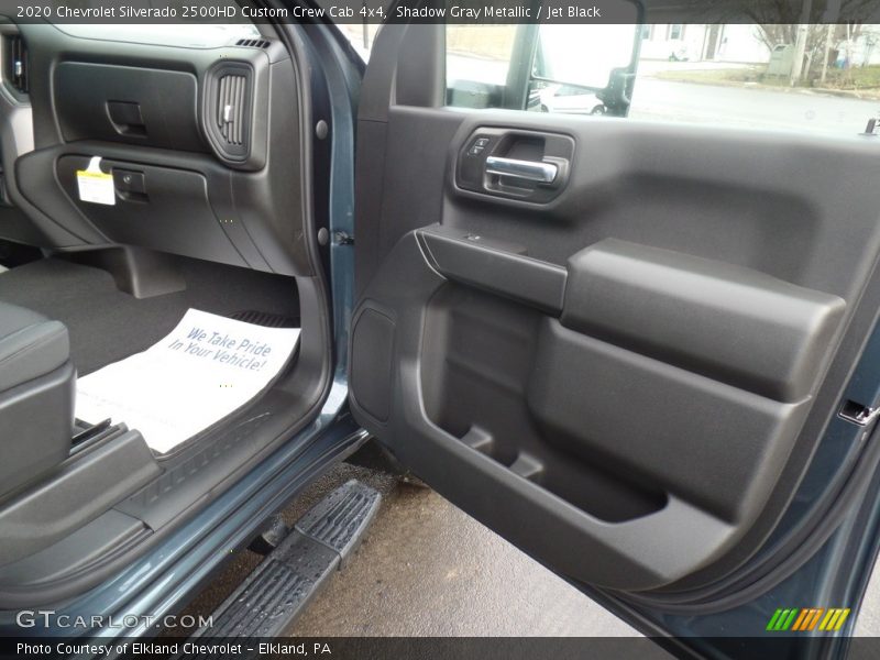 Shadow Gray Metallic / Jet Black 2020 Chevrolet Silverado 2500HD Custom Crew Cab 4x4