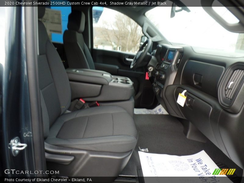 Shadow Gray Metallic / Jet Black 2020 Chevrolet Silverado 2500HD Custom Crew Cab 4x4